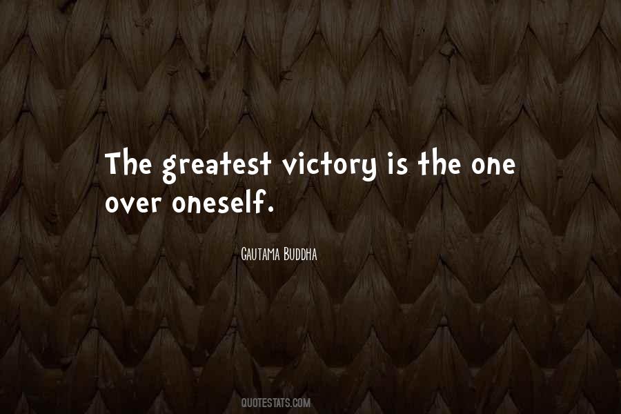 The Greatest Victory Quotes #265417