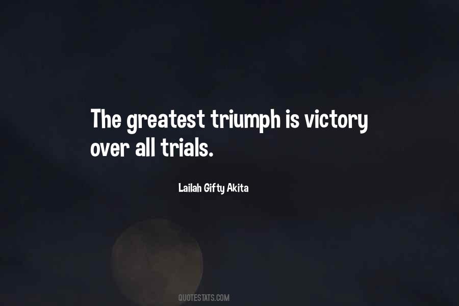 The Greatest Victory Quotes #815101
