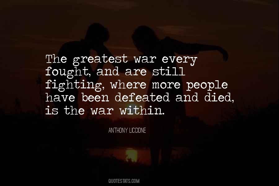 Greatest War Quotes #1439699