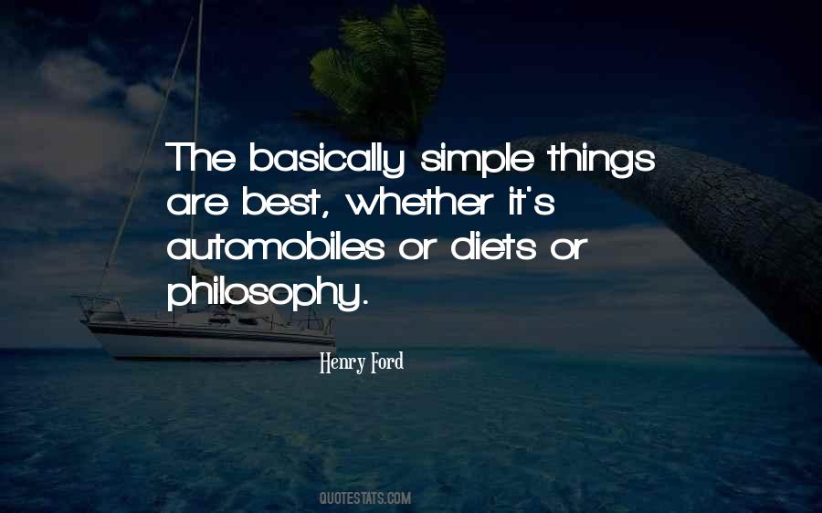 Simple Philosophy Quotes #662572