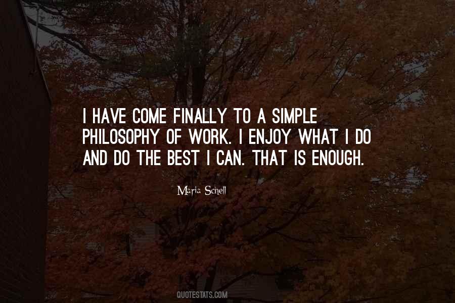 Simple Philosophy Quotes #774436