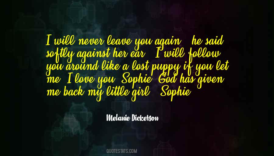 If I Said I Love Quotes #1218651