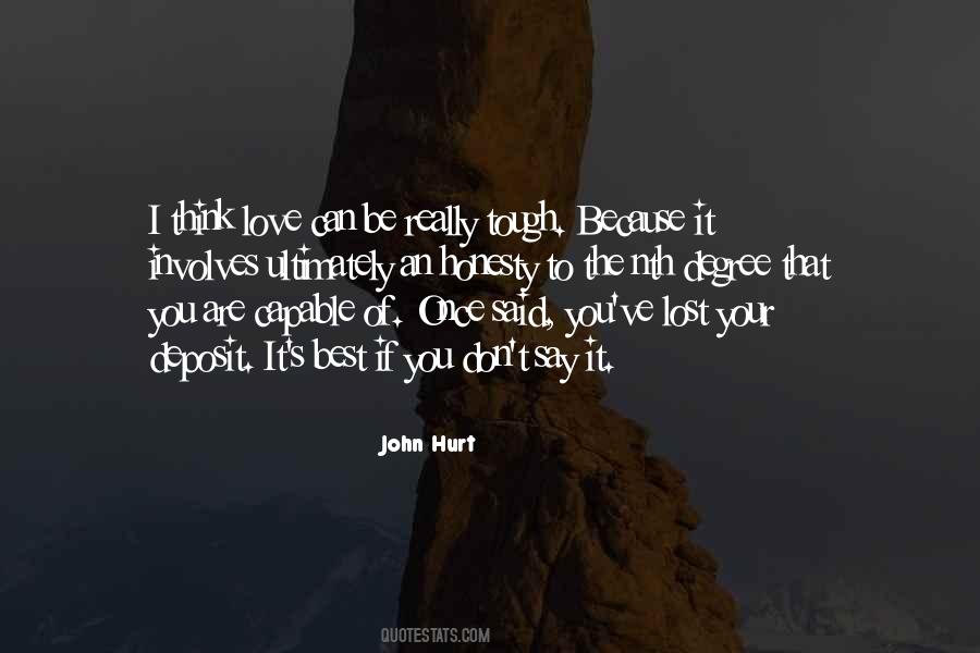 If I Said I Love Quotes #964136