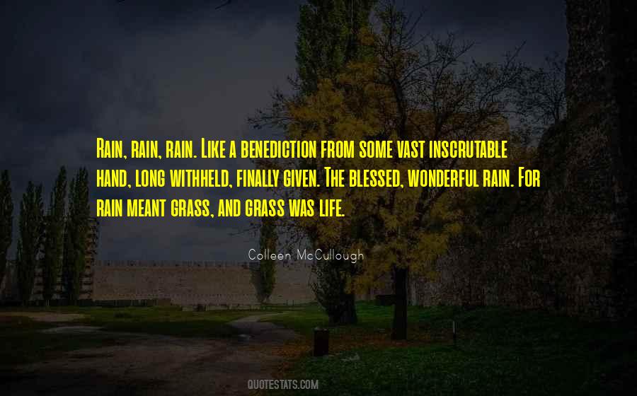 Rain Life Quotes #1274858