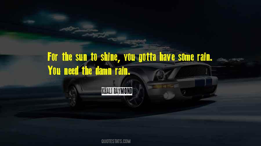 Rain Life Quotes #444568