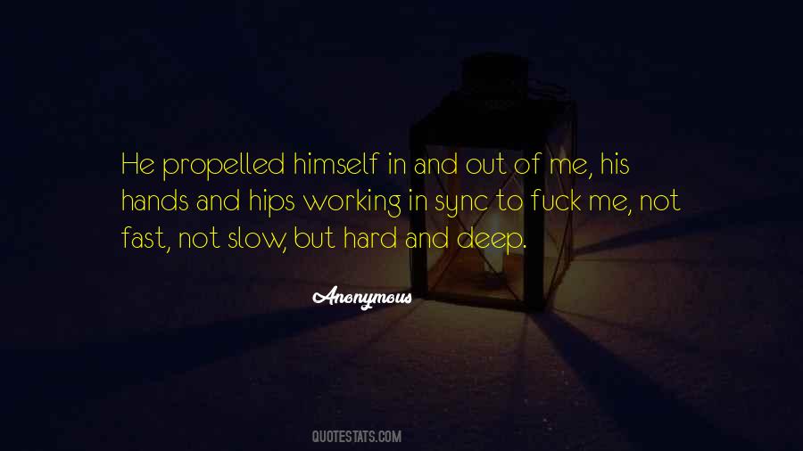 Not In Sync Quotes #1089396