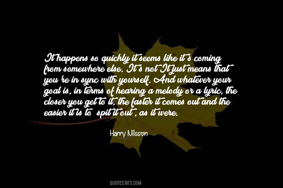 Not In Sync Quotes #825839