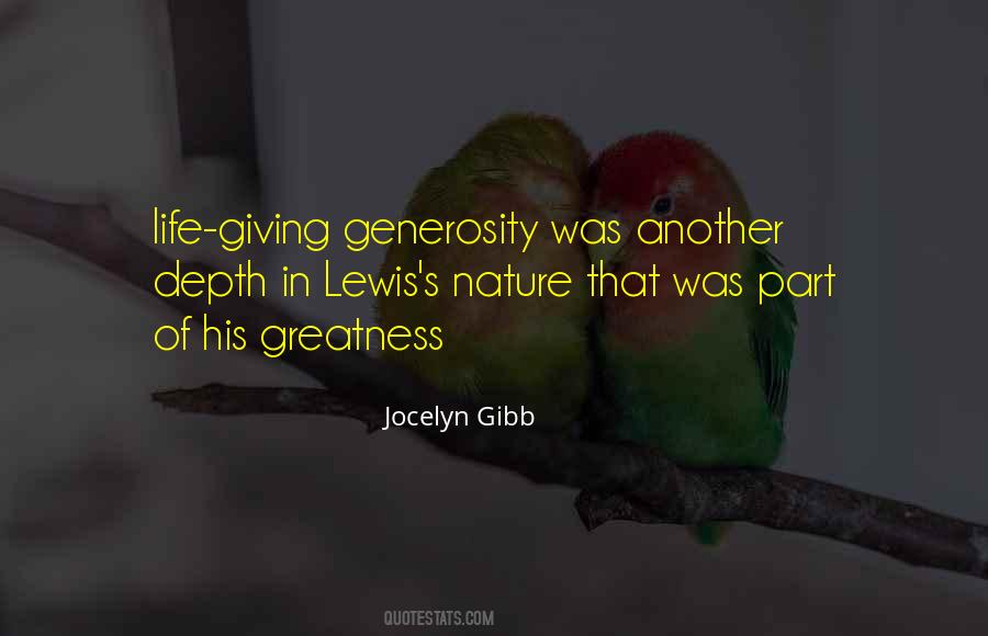 Quotes About Generosity Life #1407384