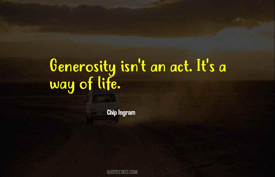 Quotes About Generosity Life #837398