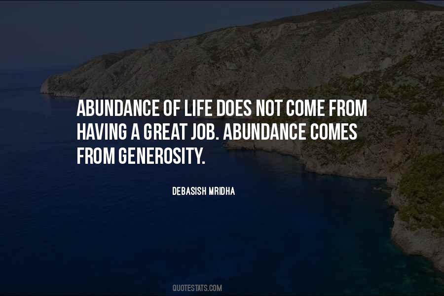 Quotes About Generosity Life #840695