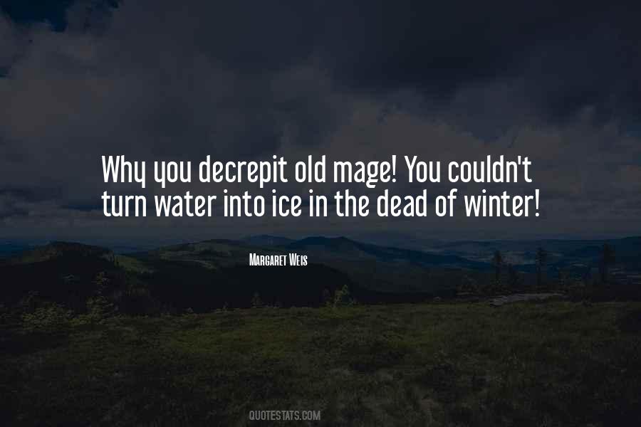Old Winter Quotes #1035766