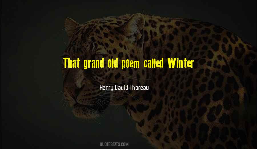 Old Winter Quotes #1041999