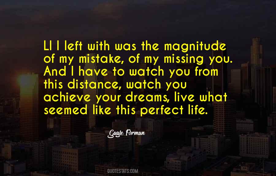 Distance Missing Someone Quotes #260897