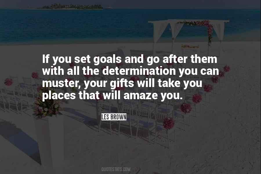 Go After Your Goals Quotes #194794