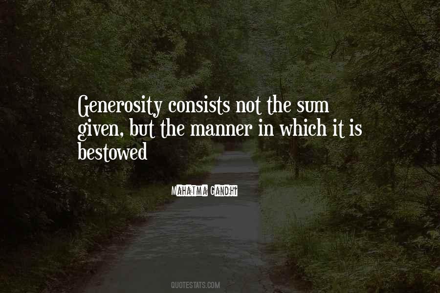Quotes About Generosity Charity #1296345