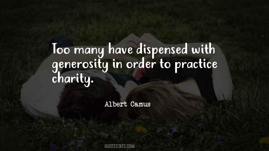 Quotes About Generosity Charity #187473