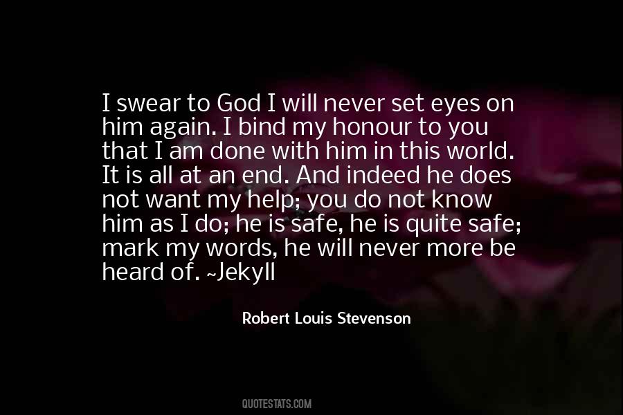 Safe With Him Quotes #1004177