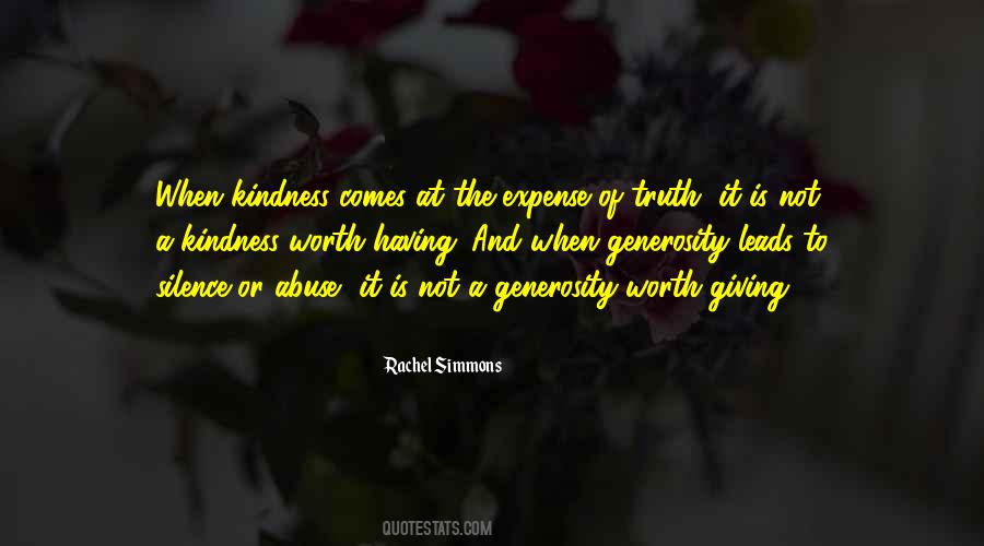 Quotes About Generosity And Kindness #1095917