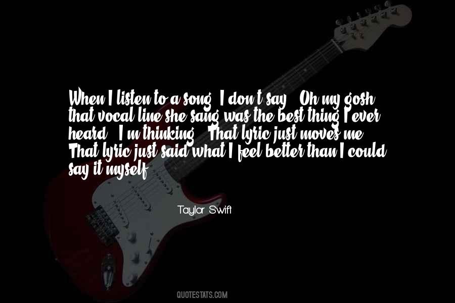 Best Feel Quotes #809676
