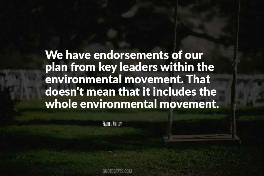 Quotes About The Environmental Movement #160084