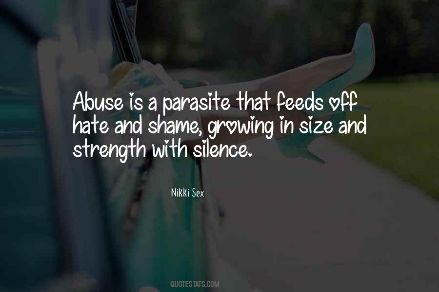 Silence Abuse Quotes #120456