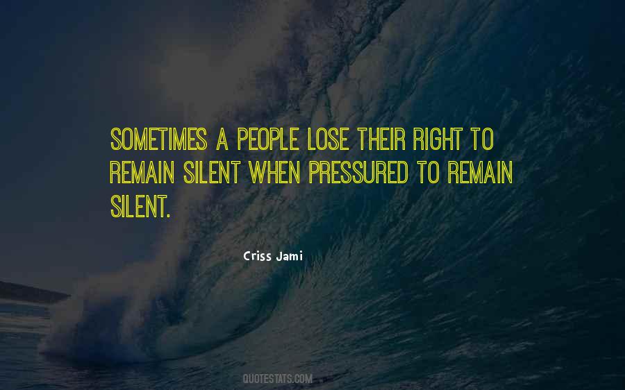 Silence Abuse Quotes #1508571