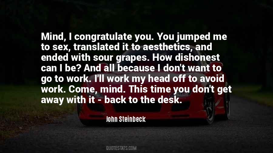 Go Back To Work Quotes #842340 Go Back To Work Quotes #842340