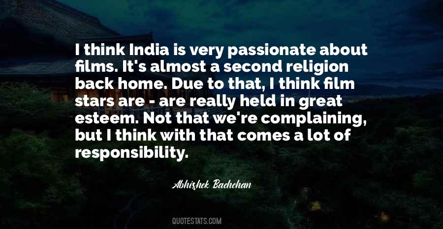 Back To India Quotes #1290865