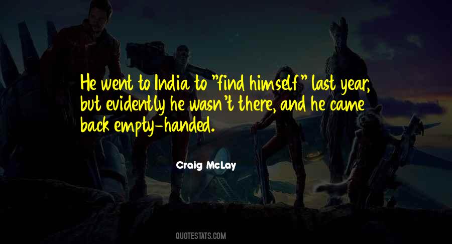 Back To India Quotes #1543106