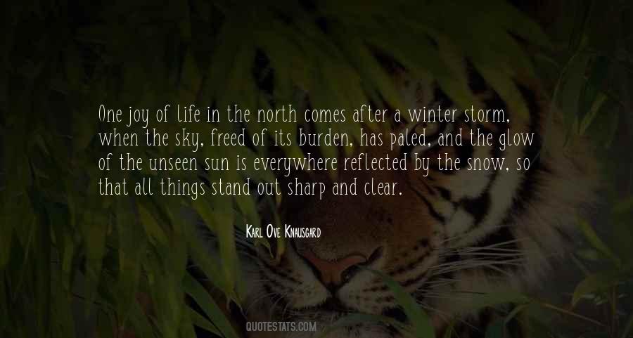 Winter And Sun Quotes #1056485