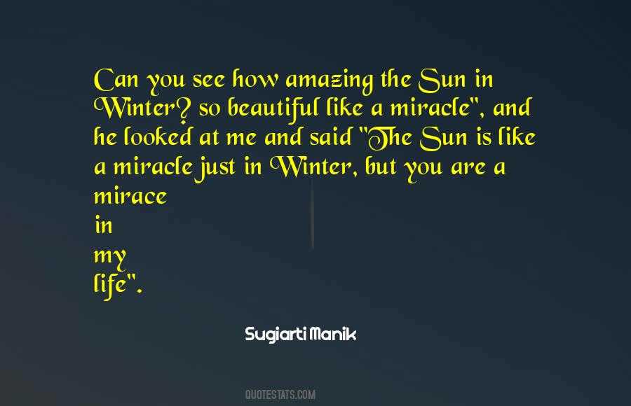 Winter And Sun Quotes #1067342