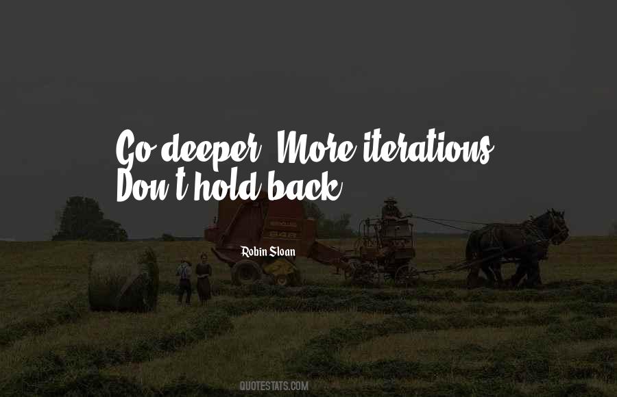 Go Deeper Quotes #1447530