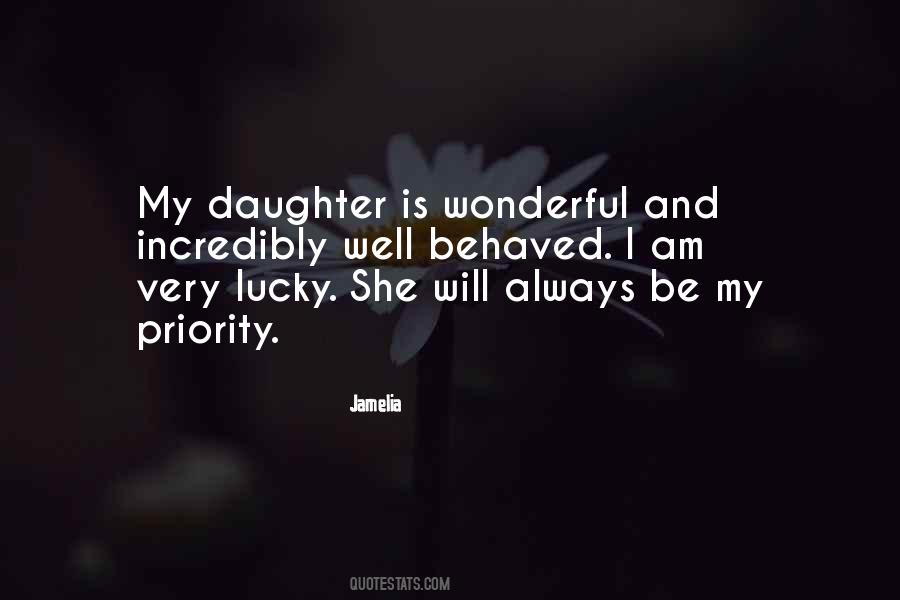 Wonderful Daughter Quotes #1458581