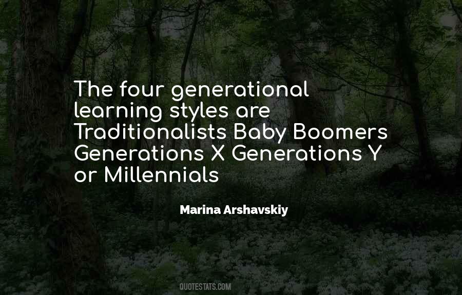 Quotes About Generational #1319184