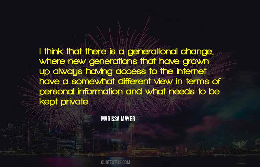 Quotes About Generational #299649