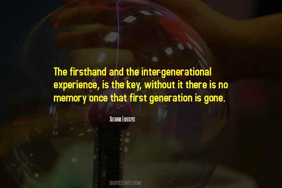 Quotes About Generational #958231