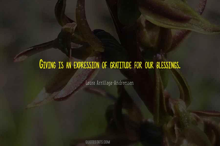 Expression Of Gratitude Quotes #1796102