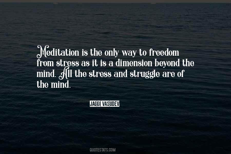 Stress Mind Quotes #435549