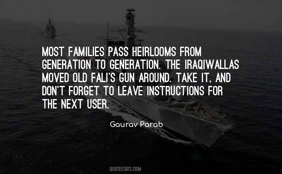 Quotes About Generation To Generation #779609