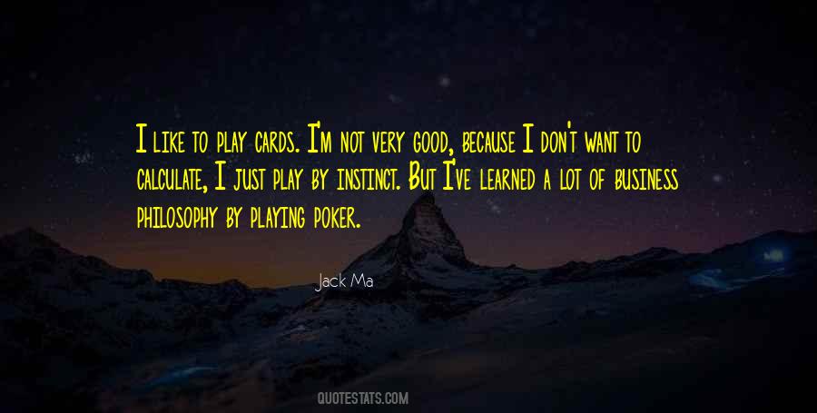 Play Cards Quotes #1348347