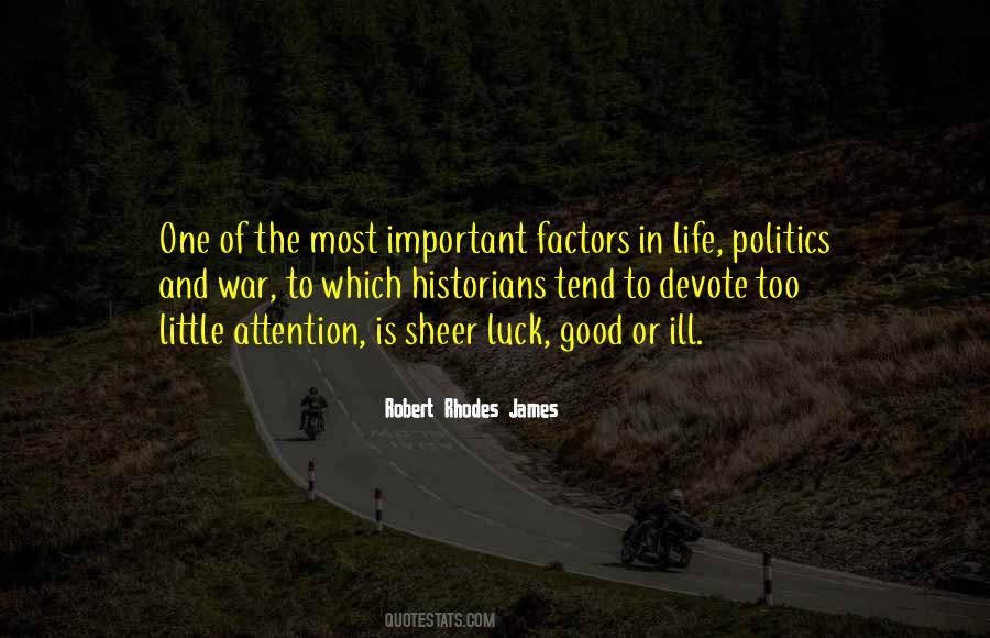 Life And Luck Quotes #1799167