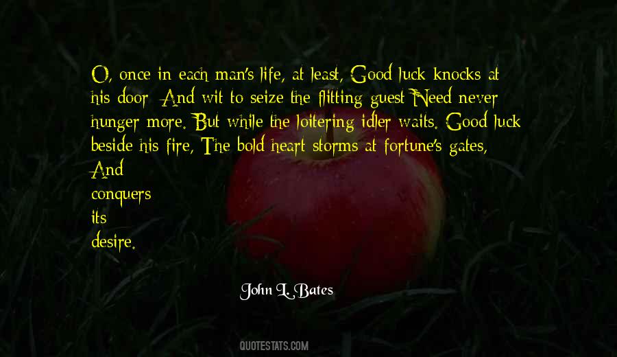 Life And Luck Quotes #1877495