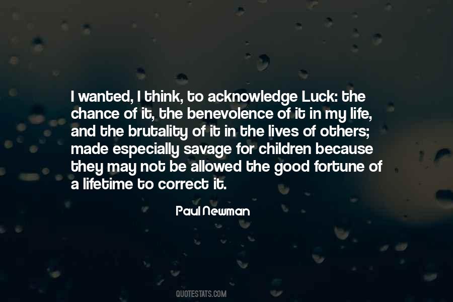 Life And Luck Quotes #380592