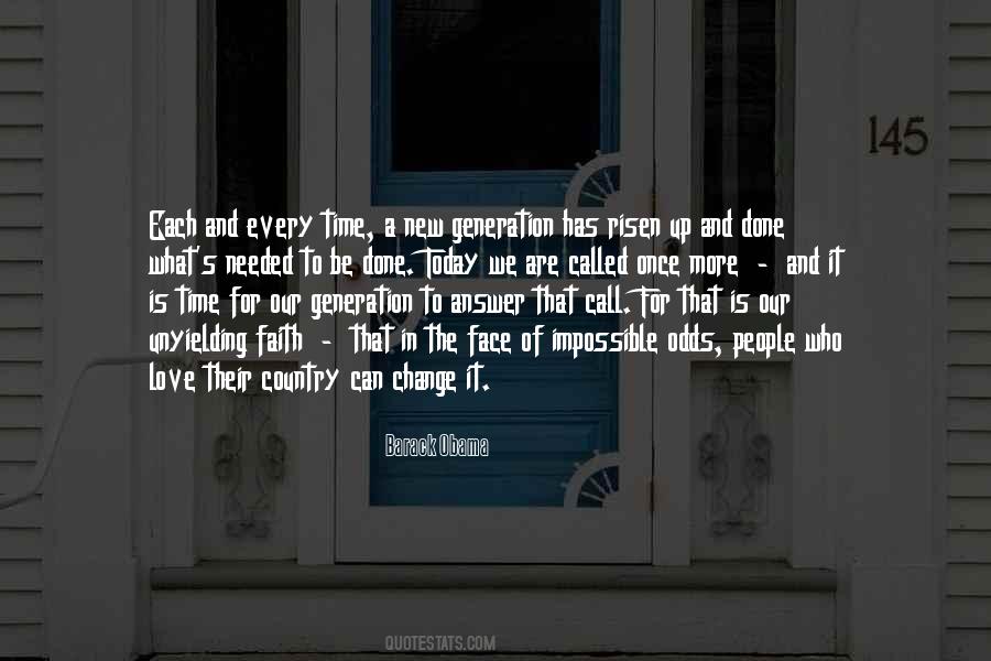 Quotes About Generation Change #1118528