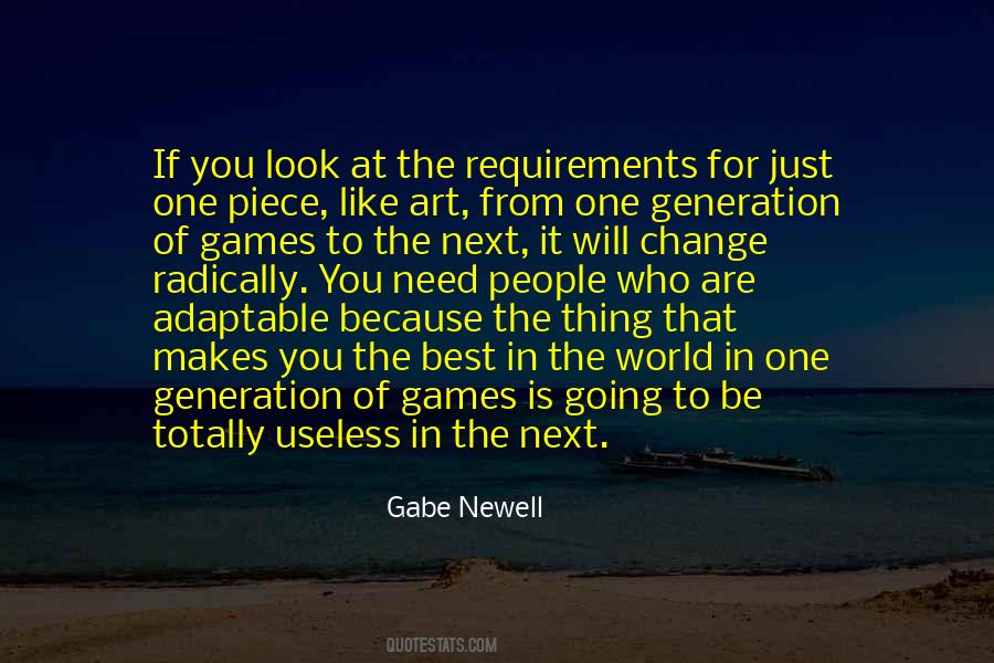 Quotes About Generation Change #327487