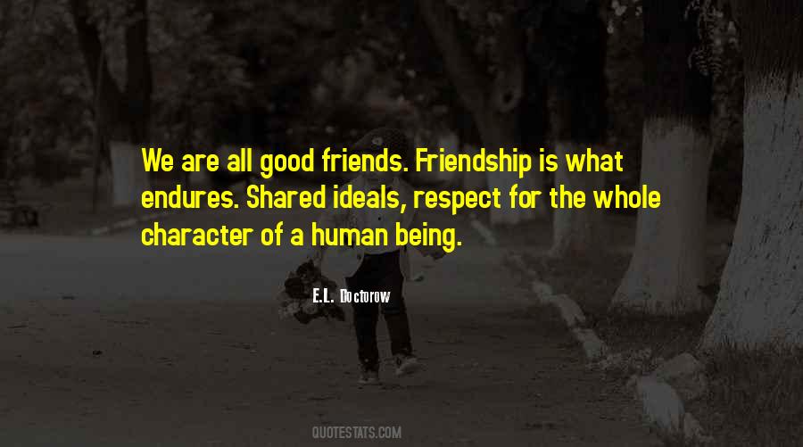 Friendship Respect Quotes #1607397