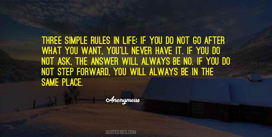 Go Forward Life Quotes #1109127
