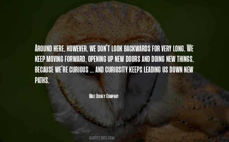 Go Forward Not Backwards Quotes #566265