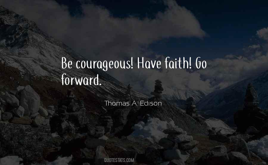Go Forward With Faith Quotes #199900