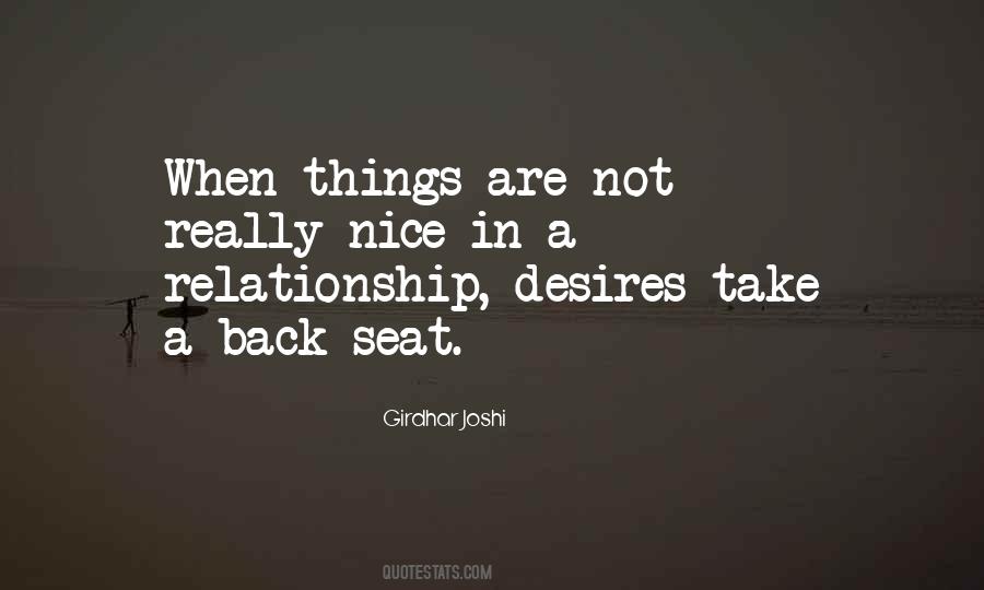 Take A Back Seat Quotes #1837567